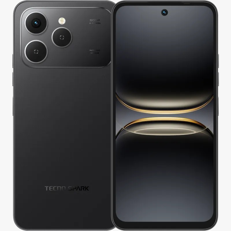 Tecno Spark 40 128GB + 8GB(4+4GB EXTENDED) 6.67'' Hole Screen Camera 50MP Main Camera 8MP Front Camera5200mAh BatterySide Fingerprint Free call without signal smartphone + FREE GIFTS FOR YOU
