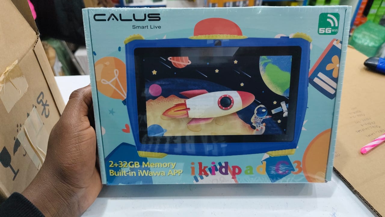 Calus Smart Live iKid pad C3 Tablet, 7-Inch IPS LCD Display, 2GB RAM + 32GB ROM, Android 13 Dual Camera, Black (Pink) 5G NETWORK BUILT IN iWAWA APP TABLET FOR KIDS ANDROID TABLETS