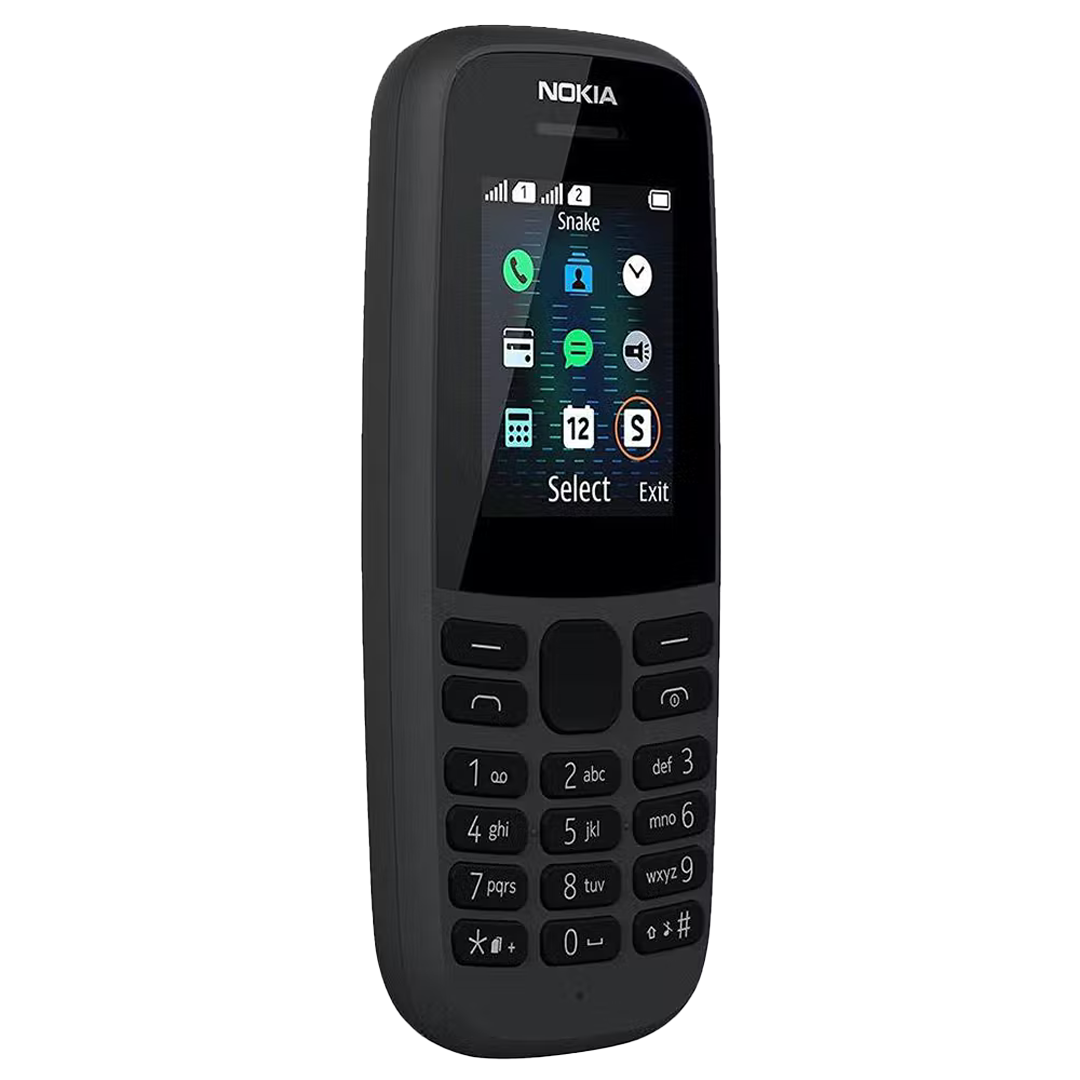 Nokia 105 (2017)- Original Nokia Phone 800 mAh 1.5" Dual SIM Cards Unlocked Cheap Durable Old Phone Classic Feature