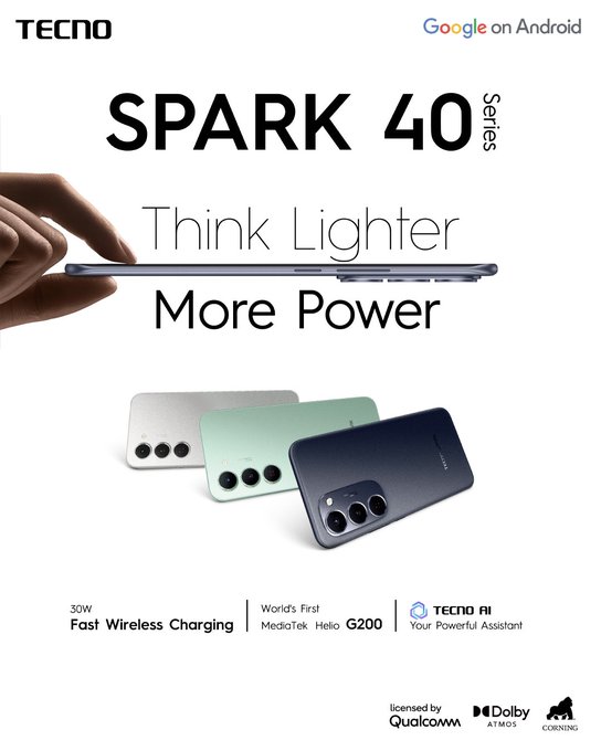 BRAND NEW Tecno Spark 40 PRO PLUS 256GB ROM+ 8GB RAM 6.78'' AMOLED SCREEN (Dual Sim)  50MP Camera + 13MP SELFIE CAMERA 5200 MAh BATTERY CAPACITY 45W Fast charging ANDROID 15 PHONE smartphone