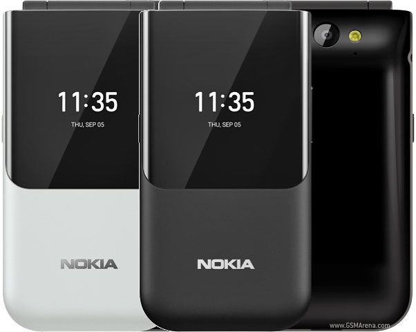 Nokia 2720 Flip Mobile, Mobile Phone, Dual Screen, Equipped with 4G Internet - Long Battery Life - Compact and Strong Dual Sim Card 4 GB Internal Memory, 512 MB RAM, Dual SIM Featured phone