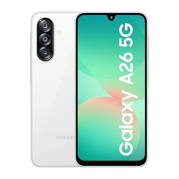 [New Arrival] Samsung Galaxy A26 5G 128GB+6GB 6.7" 120Hz Super AMOLED Display 50MP+13MP Cameras Exynos 1380 Chipset 5000mAh Battery 25W Fast Charge IP67 Dust/Water Resistant Smart Phone