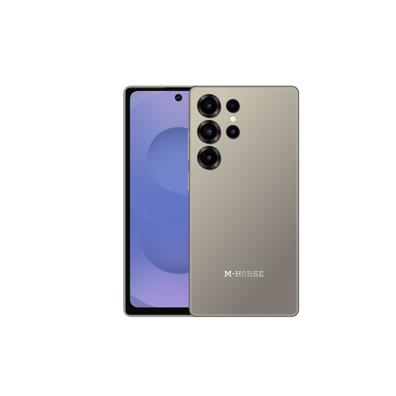 M-HORSE S25 Ultra 6.6'' HD + incell 4GB RAM + 64GB ROM 5MP Front camera +8MP Rear camera 5000mAh battery capacity with stylus pen side fingerprint UNLOCK Android 14 phone smartphone +FREE EARPODS