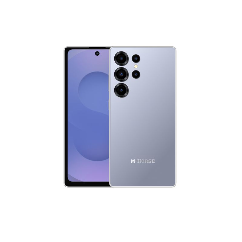M-HORSE S25 Ultra 6.6'' HD + incell 4GB RAM + 64GB ROM 5MP Front camera +8MP Rear camera 5000mAh battery capacity with stylus pen side fingerprint UNLOCK Android 14 phone smartphone +FREE EARPODS