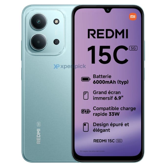 NEW ARRIVAL REDMI 15C 128GB Storage Upto 12(6+6)GB Ram 6.9'' FHD Immersive Display 50MP Main Cam +13MP front 6000mAh 33W Fast Charger Android 15 Xiaomi Hyper OS Side Fingerprint Smartphone smart phone