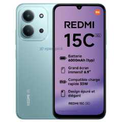 REDMI 15C 128GB ROM 8(4+4) GB Ram 6.9'' LCD 50MP Main Camera 8MP selfie camera 6000mAh 33W Fast Charger Android 15 Xiaomi Hyper OS 2 Mediatek  Side Fingerprint smart phones + FREE GIFTS FOR YOU