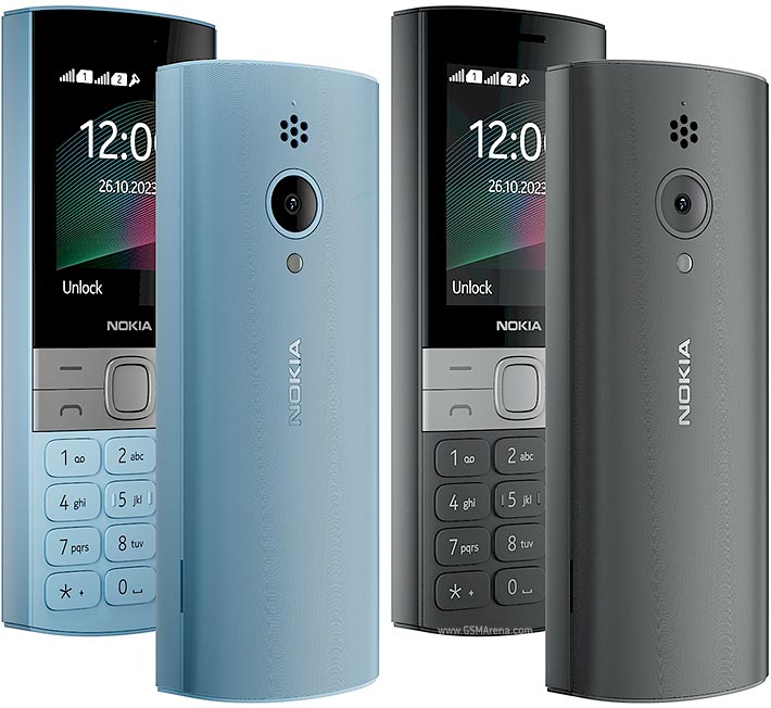 Original Nokia 150 4G (2023) 0.3MP FM radio 2.4" SCREEN DISPLAY Dual SIM 1400mAh BATTERY CAPACITY WITH Flashlight
Splash & dust resistant Mobile Phone Featured Phones