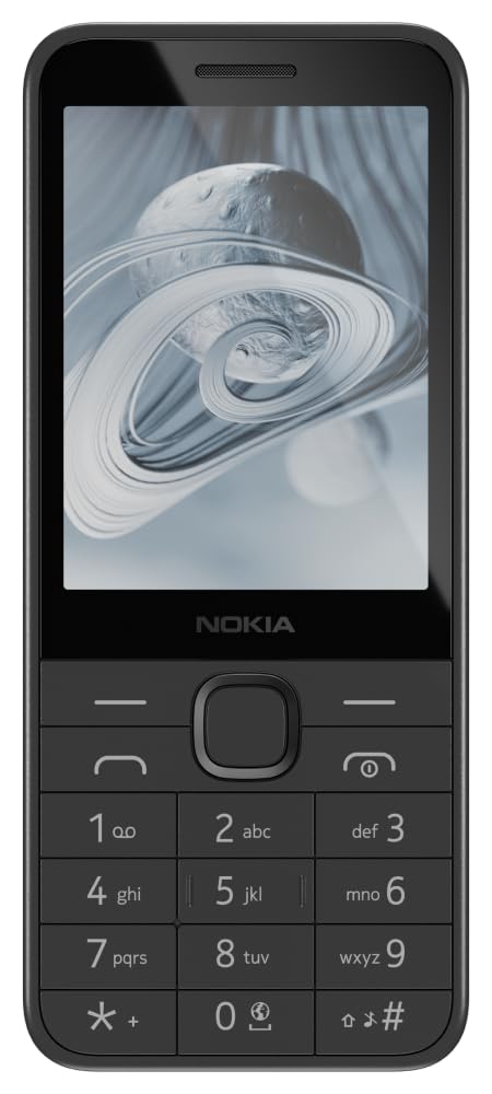 Nokia 220 4G 2.8 inches IPS LCD display 128MB +64MB RAM 1450 mAh Nano-SIM + Nano-SIM Unisoc T107 (22 nm) Wireless FM radio USB Type-C MP3 player Cloud Apps portal featured phones
