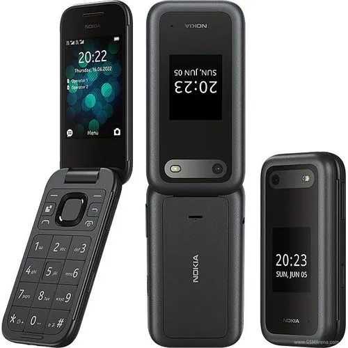 Nokia 2660 Flip Mobile Phone Classic 2.8" IPS LCD SCREEN DISPLAY 128MB +48MB RAM - 4G-Dual SIM-  1450mAh battery capacity Long Battery Life - FEATURE PHONE