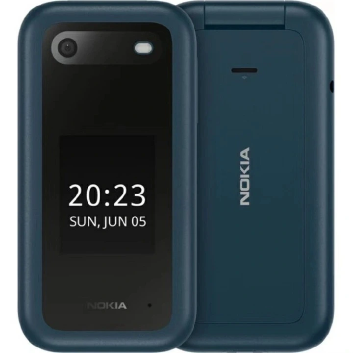 Nokia 2660 Flip Mobile Phone Classic 2.8" IPS LCD SCREEN DISPLAY 128MB +48MB RAM - 4G-Dual SIM-  1450mAh battery capacity Long Battery Life - FEATURE PHONE