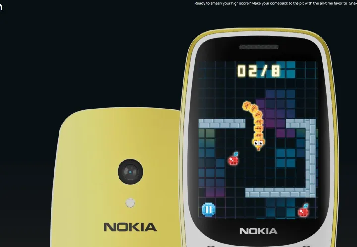 Nokia 3210 4G 2.4 Inch display, 1450mAh Battery, 2MP Camera, Flashlight, Bluetooth, TYPE-C Charging,128Mb ROM + 64MBRAM camera Nano sim dual sim FEATURE PHONE