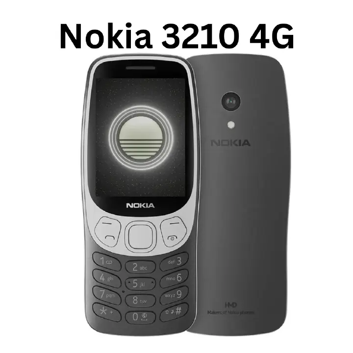 Nokia 3210 4G 2.4 Inch display, 1450mAh Battery, 2MP Camera, Flashlight, Bluetooth, TYPE-C Charging,128Mb ROM + 64MBRAM camera Nano sim dual sim FEATURE PHONE