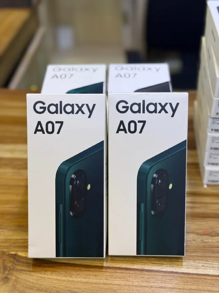 Samsung Galaxy A07 64GB+4GB 6.7" 90Hz 50MP Dual Camera MTK Helio G99 5000mAh 25W Type-C Charge Android 15 Smart Phones IP54 Waterproof Side Fingerprint phone smartphone