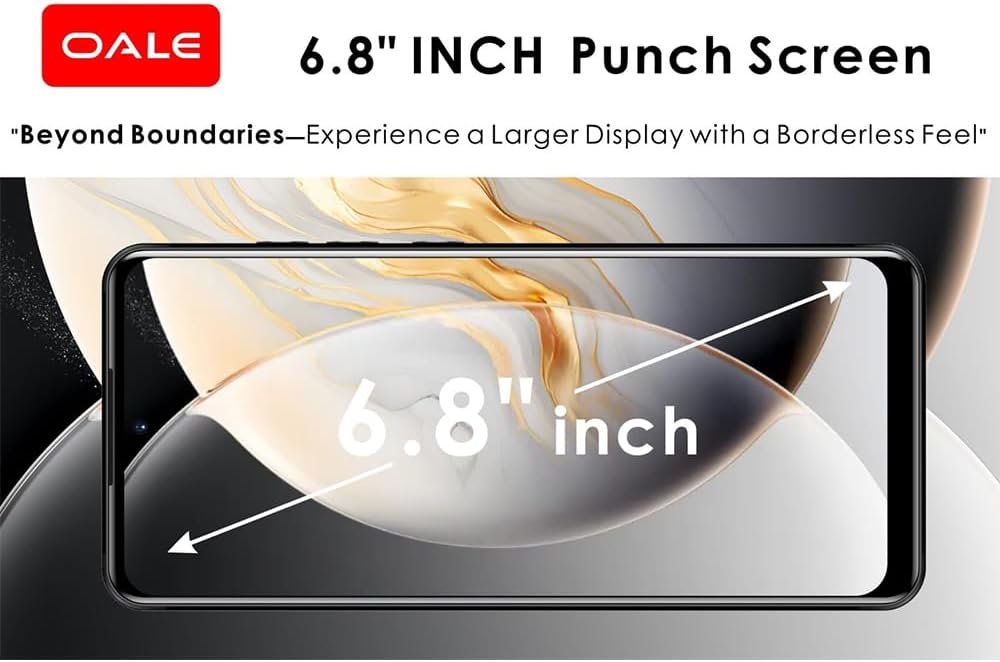 Oale Camon 30 64GB+3GB 6.6" 120Hz Display 8MP+5MP+AI Camera 5075mAh Battery 10W Charge IP54 Dust And Water Resistant Fingerprint Unlock MTK Helio G81 Android Smartphone