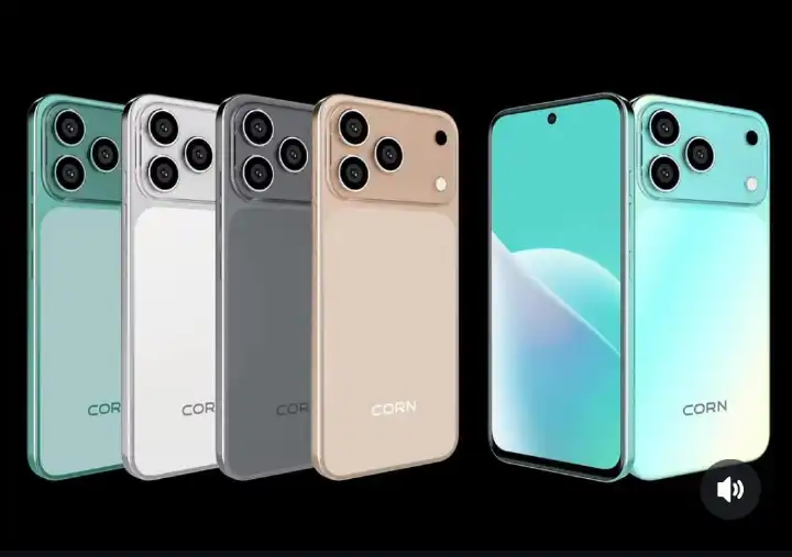 CORN MEGA 100 MAX 6.67"HD 64GB ROM, 5(2+3)GB RAM 5000mAh STRONG BATTERY DUAL SIM CARD SMART PHONE SIDE-MOUNTED FINGERPRINT FACE UNLOCK,13MP ULTRA CAMERA 8MP SELFIE SMARTPHONE