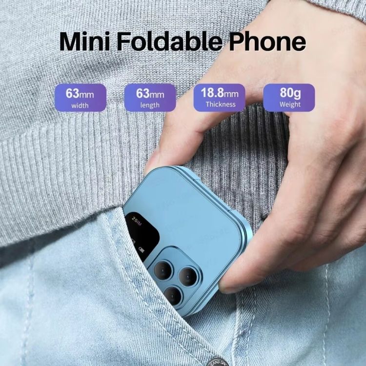 i16 MINI FLIP PHONE DUAL SIM CARD TWO - 2 SIM CARD SLOT BATTERY 500MAH FM RADIO 1.44 INCH SCREEN DISPLAY FOLDABLE PHONE NEW ARRIVAL ON OFFER KABAMBE KATULULU FEATTURED PHONE