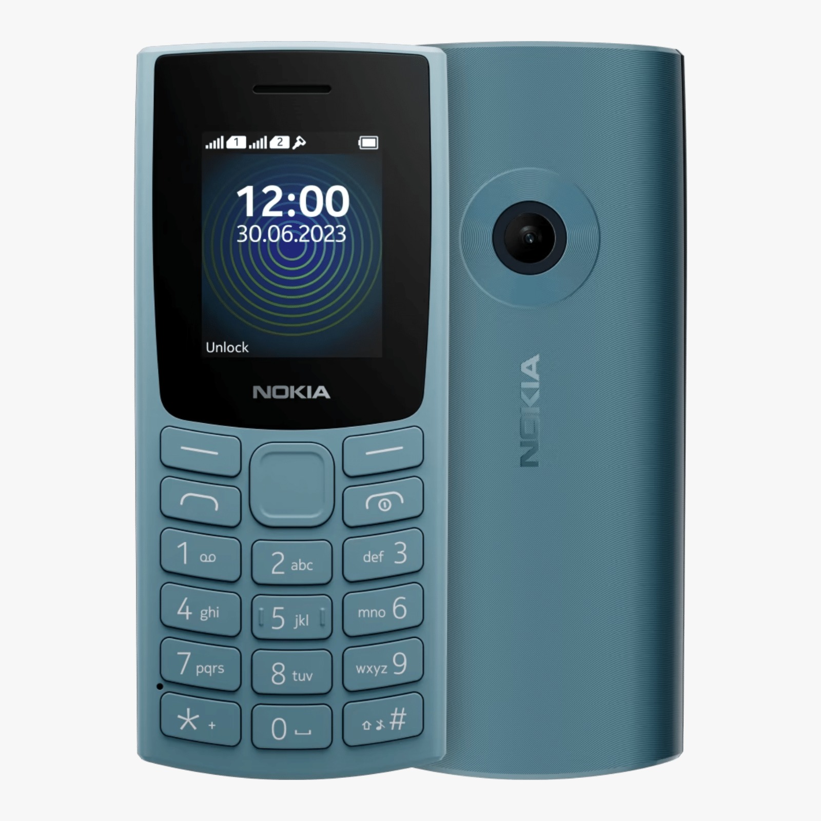 Nokia 110  2023 Dual Sim Cell Phone 1.8" display 1000mAh battery capacity MicroSD card support up to 32 GB Unlocked Cheap Durable Old Phone Classic kabambe/Featured phone