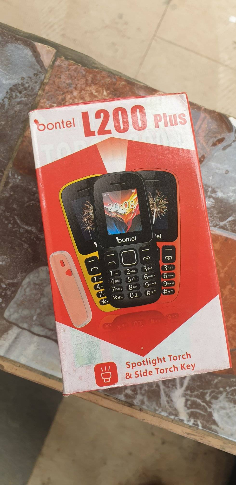 Bontel L200 plus 1.77" Display Big Speaker | 1000mAh Battery | Dual Sim | Original Kabambe  WITH digital camera ,wireless FM DUAL SIM Feature Phone