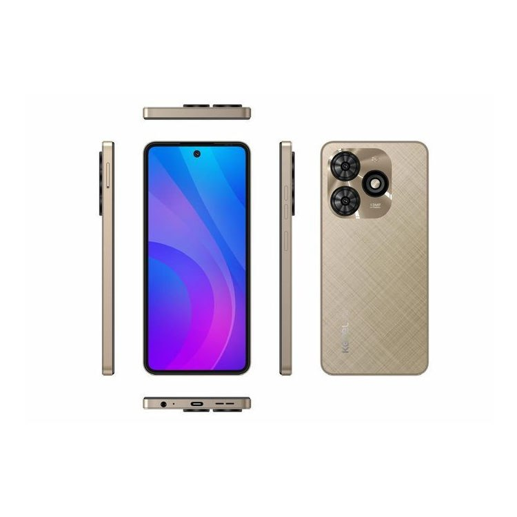 KGTEL NOVA 10 PRO 64GB Storage +12GB RAM (4+8)GB 5000mAh Dual SIM 13MP Camera 8MP SELFIE 6.56" LCD Screen 4G Finger Print Enabled  Smart Phones+FREE GIFTS(SPEAKER , EARPODS,C-C CABLE,FLASH DISK+ WATCH