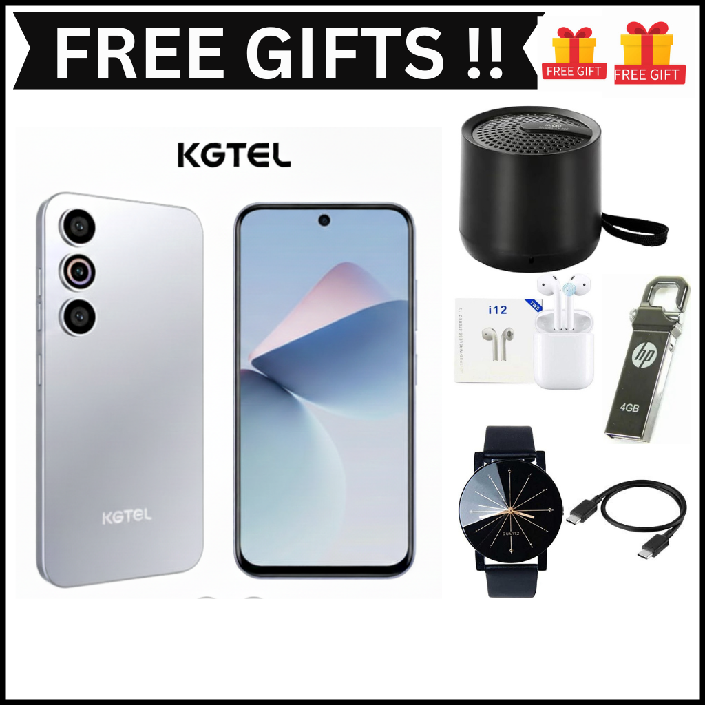 [NEW ARRIVAL] KGTEL LUCKY A16 PLUS MEMORY STORAGE 64GB ROM+5GB RAM SCREEN DISPLAY 6.67’’ BATTERY CAPACITY 5000MAH FINGERPRINT SMART Phones+ FREE GIFTS(SPEAKER , EARPODS,C-C CABLE,FLASH DISK+ WATCH)