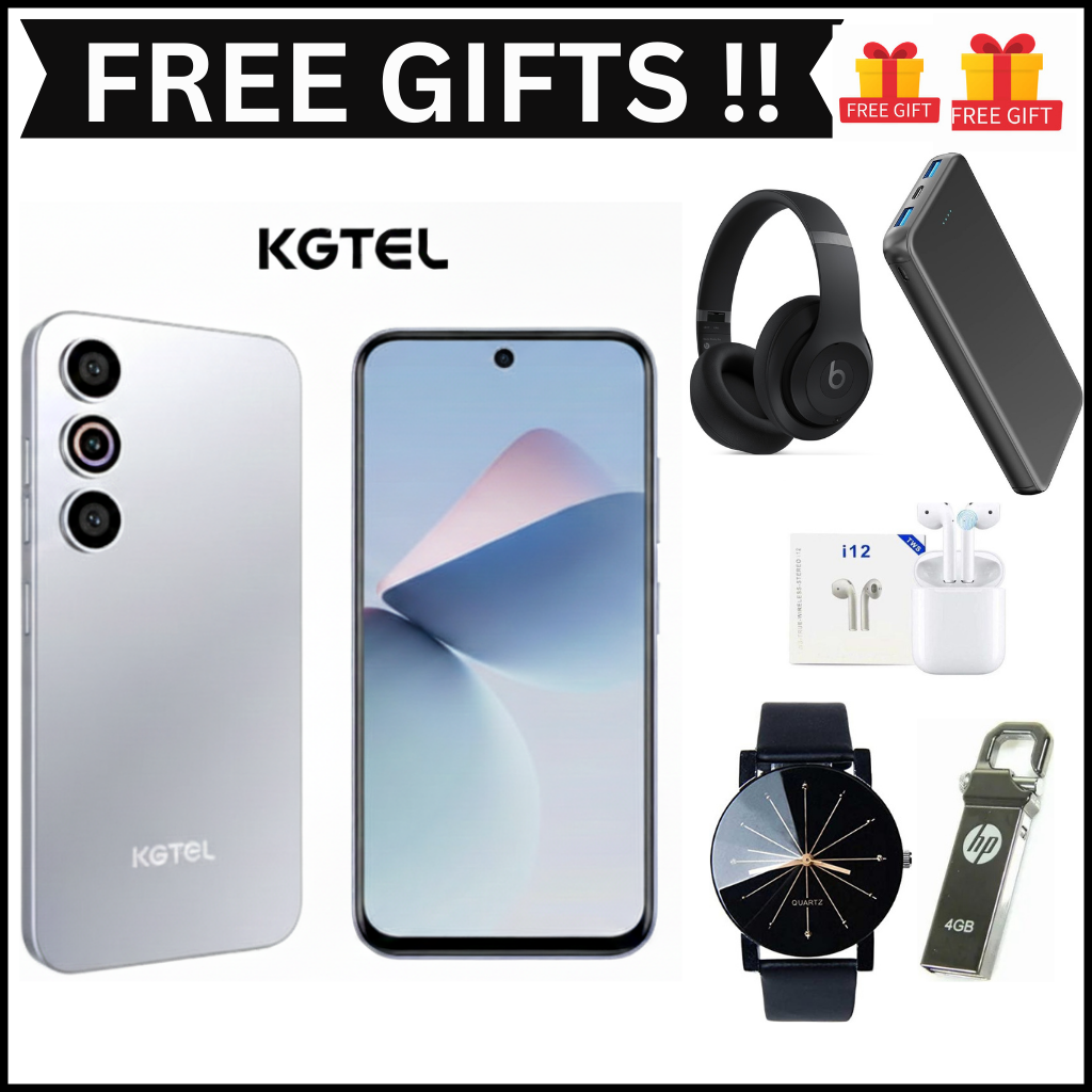 [NEW ARRIVAL] KGTEL LUCKY A16 PLUS MEMORY STORAGE 64GB ROM+5GB RAM SCREEN DISPLAY 6.67’’ BATTERY CAPACITY 5000MAH FINGERPRINT SMART Phones+FREE GIFTS(WATCH,HEADPHONES, EARPODS,POWERBANK,FLASH DISK)