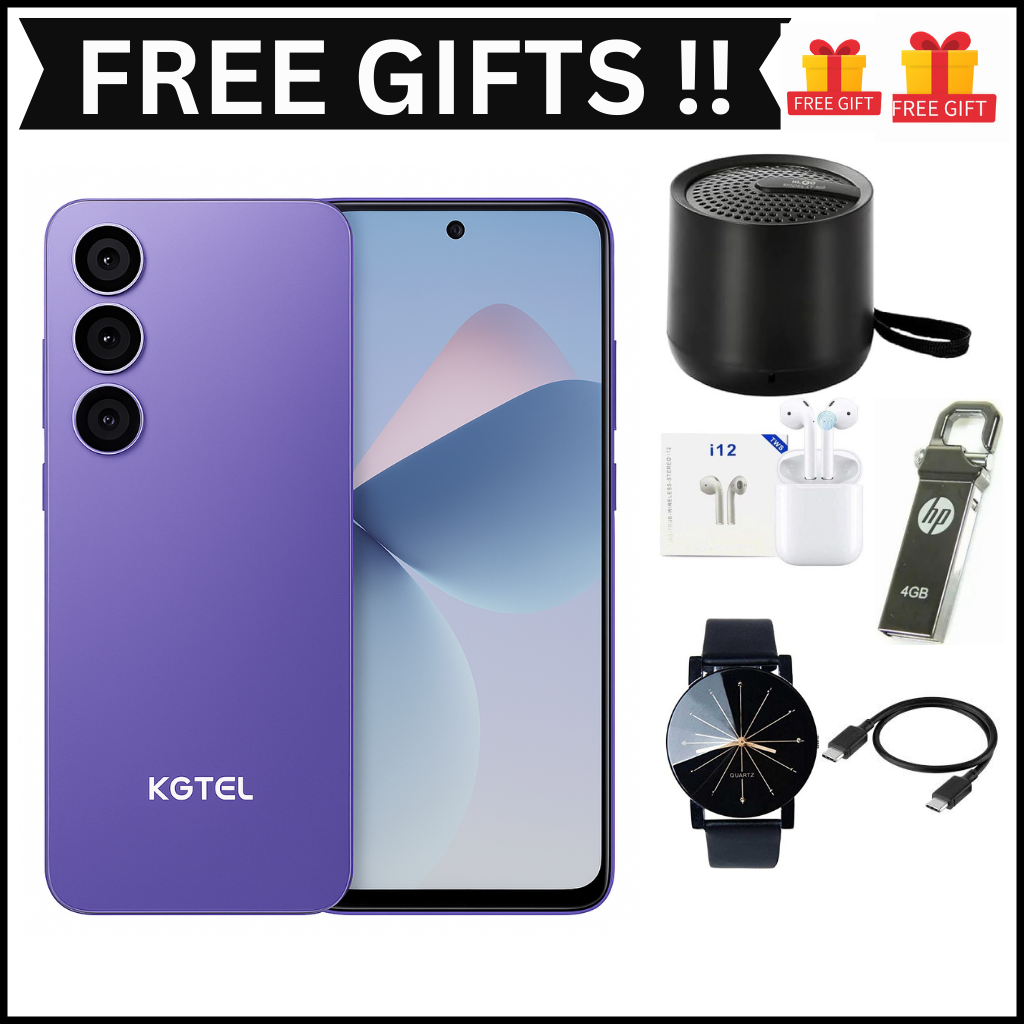 [NEW ARRIVAL] KGTEL LUCKY A16 PLUS MEMORY STORAGE 64GB ROM+5GB RAM SCREEN DISPLAY 6.67’’ BATTERY CAPACITY 5000MAH FINGERPRINT SMART Phones+ FREE GIFTS(SPEAKER , EARPODS,C-C CABLE,FLASH DISK+ WATCH)