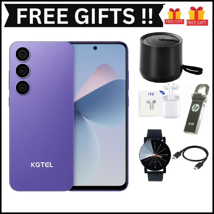 [NEW ARRIVAL] KGTEL LUCKY A16 PLUS MEMORY STORAGE 64GB ROM+5GB RAM SCREEN DISPLAY 6.67’’ BATTERY CAPACITY 5000MAH FINGERPRINT SMART Phones+ FREE GIFTS(SPEAKER , EARPODS,C-C CABLE,FLASH DISK+ WATCH)