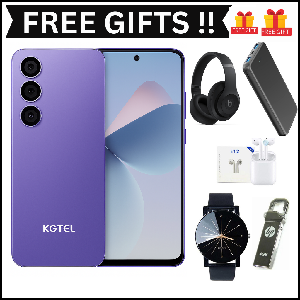 [NEW ARRIVAL] KGTEL LUCKY A16 PLUS MEMORY STORAGE 64GB ROM+5GB RAM SCREEN DISPLAY 6.67’’ BATTERY CAPACITY 5000MAH FINGERPRINT SMART Phones+FREE GIFTS(WATCH,HEADPHONES, EARPODS,POWERBANK,FLASH DISK)