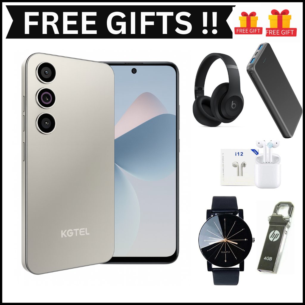 [NEW ARRIVAL] KGTEL LUCKY A16 PLUS MEMORY STORAGE 64GB ROM+5GB RAM SCREEN DISPLAY 6.67’’ BATTERY CAPACITY 5000MAH FINGERPRINT SMART Phones+FREE GIFTS(WATCH,HEADPHONES, EARPODS,POWERBANK,FLASH DISK)
