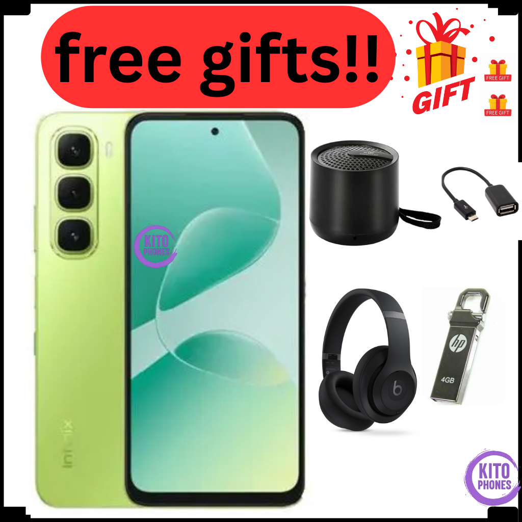 Infinix Hot 60i 128GB+8(4+4)GB 6.7" 120Hz Screen 4G Phone Dual SIM 5160mAh Battery 45W Charging 50MP Camera Fingerprint Lock Android 15 G81 Smart AI smart Phones + free gifts