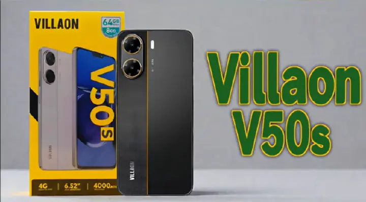 [NEW ARRIVAL] VILLAON V50s STORAGE 64GB ROM+8GB RAM SCREEN 6.52’’ BATTERY CAPACITY 4000MAH 4G NETWORK REAR CAMERA 8MP+5MP FRONT SIDE FINGERPRINT TYPE-C CHARGER SMART PHONES +FREE GIFTS JUST FOR YOU