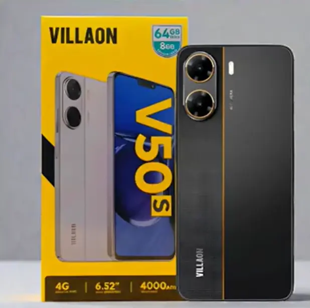 [NEW ARRIVAL] VILLAON V50s STORAGE 64GB ROM+8GB RAM SCREEN 6.52’’ BATTERY CAPACITY 4000MAH 4G NETWORK REAR CAMERA 8MP+5MP FRONT SIDE FINGERPRINT TYPE-C CHARGER SMART PHONES +FREE GIFTS JUST FOR YOU