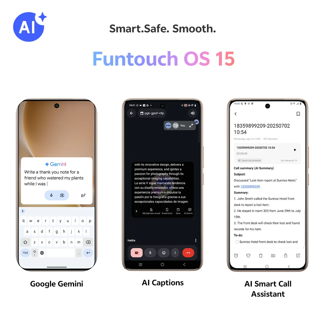 Vivo V60 Lite 5G 256GB ROM +12GB RAM 6.7" 120Hz AMOLED Display 50MP Camera 6500mAh Battery 90W Fast Charging Dual SIM IP 65 Water & Dust Resistance Android 15 On-Screen Fingerprint AI Smartphone