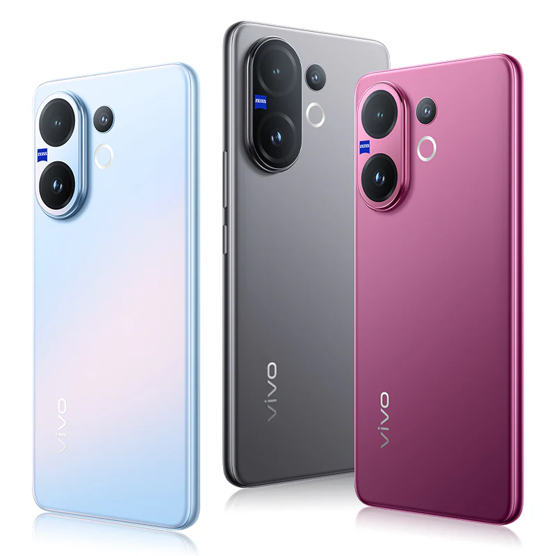 Vivo V60 256GB ROM +8GB RAM 6.7" 120Hz AMOLED Display 50MP Camera 6500mAh Battery 90W Fast Charging Dual SIM IP 65 Water & Dust Resistance Android 15 On-Screen Fingerprint AI Smartphone