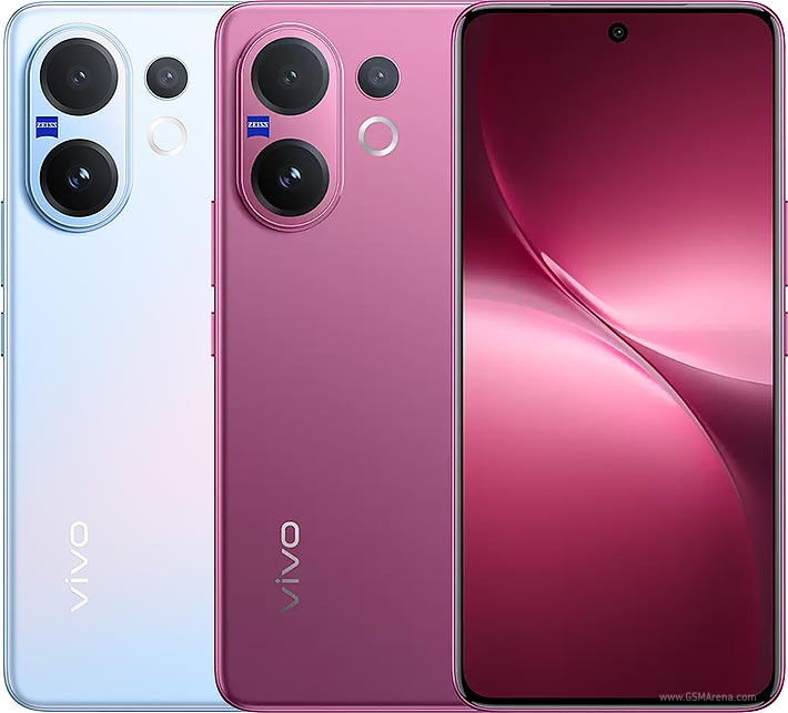 Vivo V60 256GB ROM +8GB RAM 6.7" 120Hz AMOLED Display 50MP Camera 6500mAh Battery 90W Fast Charging Dual SIM IP 65 Water & Dust Resistance Android 15 On-Screen Fingerprint AI Smartphone