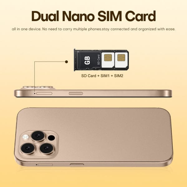 Calus A16 Pro Max 5G Android smartphone 64gb Rom+6gb Ram 6.6 inches screen  5500mAh battery capacity OCTA-CORE Processor 20mp dual main camera+ 5mp selfie TYPE C CHARGE android smartphone