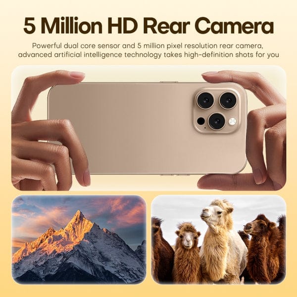 Calus A16 Pro Max 5G Android smartphone 64gb Rom+6gb Ram 6.6 inches screen  5500mAh battery capacity OCTA-CORE Processor 20mp dual main camera+ 5mp selfie TYPE C CHARGE android smartphone