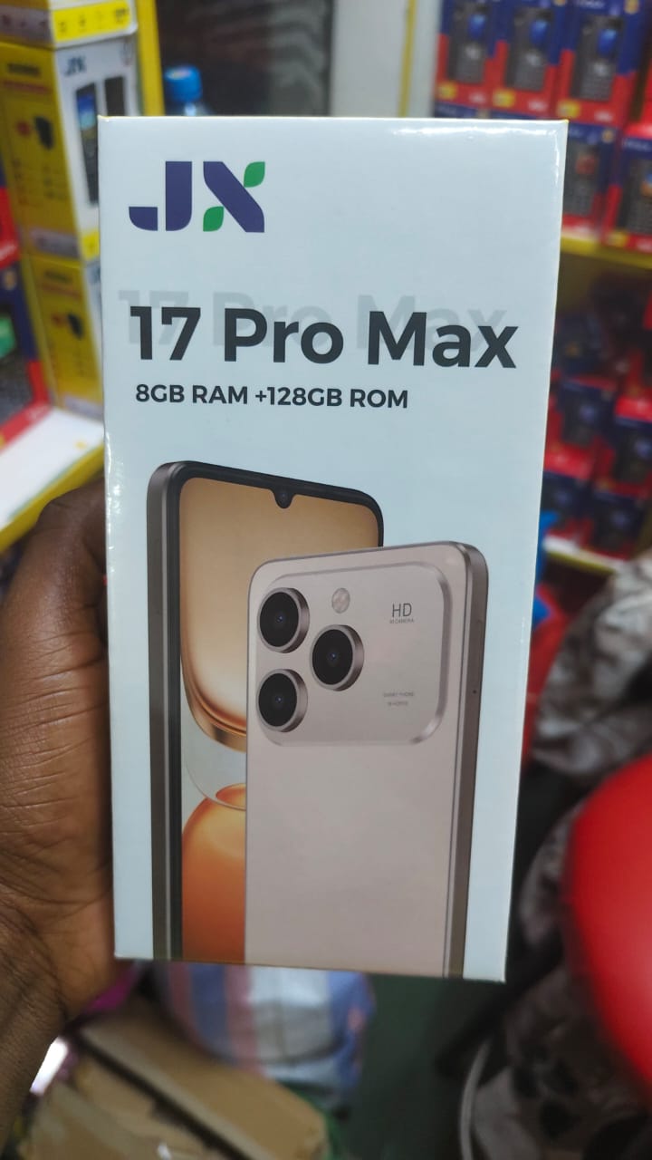 JX 17 Pro Max Android 14 smartphone 128GB Rom +8GB Ram 6.8 inches IPS LCD screen display 5000mAh battery capacity OCTA-CORE Processor 32mp dual main camera+ 16mp selfie android smartphone