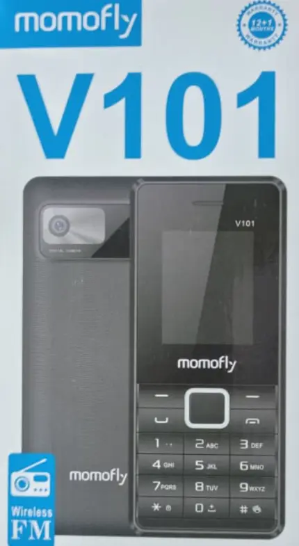 [ NEW ARRIVAL ] MOMOFLY V101 DUAL SIM ( DUAL SIMCARDS) 1.77" SCREEN DISPLAY MOBILE PHONE- 1000MAh BATTERY , INTERNET MOBILE WITH wireless Fm kadunde/ kabambe / featured phone mobile