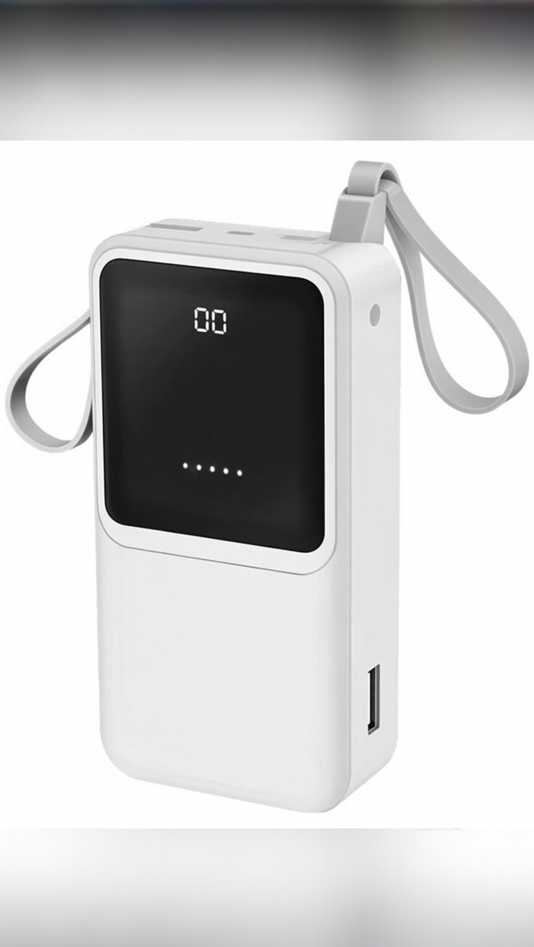 Ifinex X16 Ultra Slim Portable Power Bank 36000mAh RATED POWER ,RATED CAPACITY 21600mAh (5V/2A) WITH USB,MICROUSB ,TYPE C ,WITH TORCH,,POWERBANK