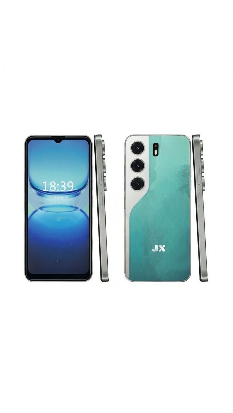 JX Note 15 Smartphone 4GBRAM + 64GB ROM Display: 6.6″ HD+ Incell 5MP Front + 8MP Rear AI Camera 5000mAh Big Battery Dual sim Android 14 Smart Phones