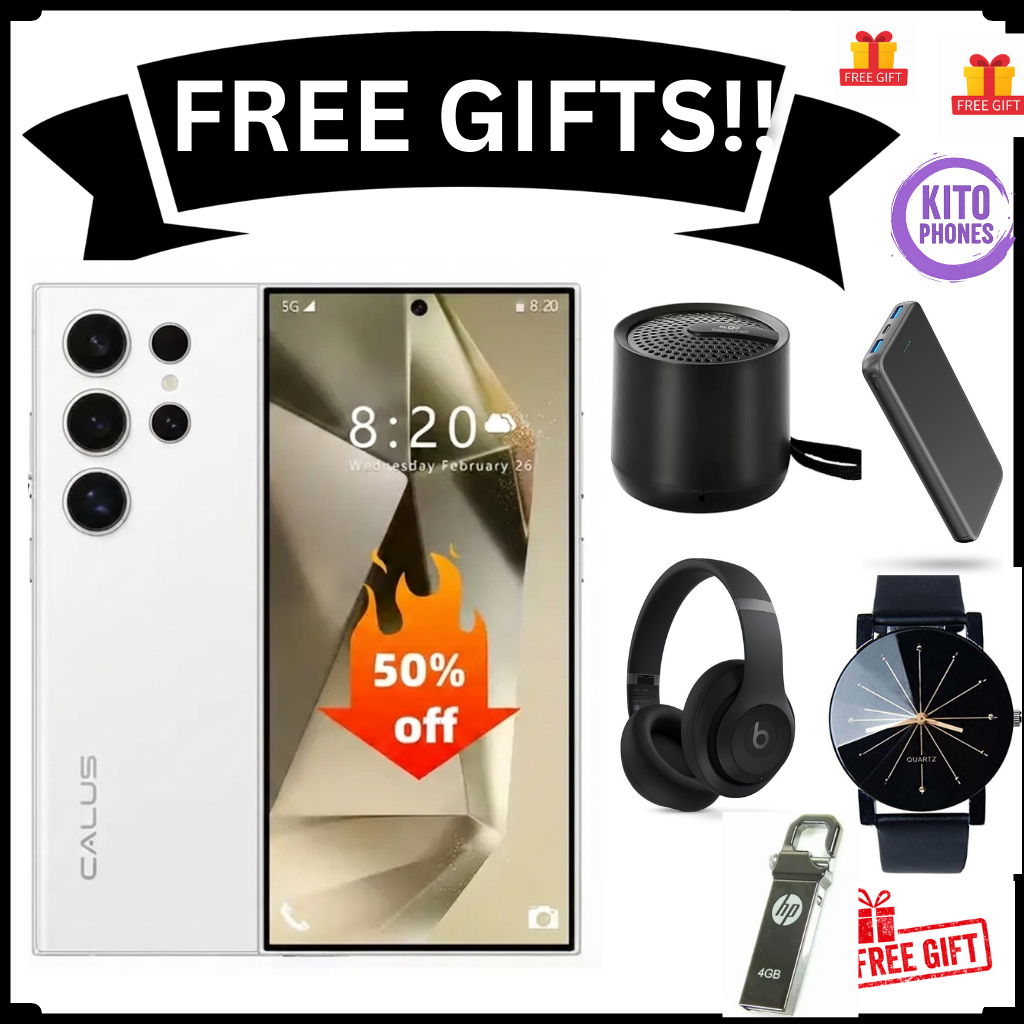 CALUS S25 Ultra+, 6.9 Inch Display 8GB RAM+ 128GB ROM, 13MP FRONT+26MP REAR,5500mAh Long Standby Batttery, Charging and Stylus Pen ANDROID 14,120Hz REFRESH RATE, SMARTPHONE+FREE GIFTS JUST FOR YOU