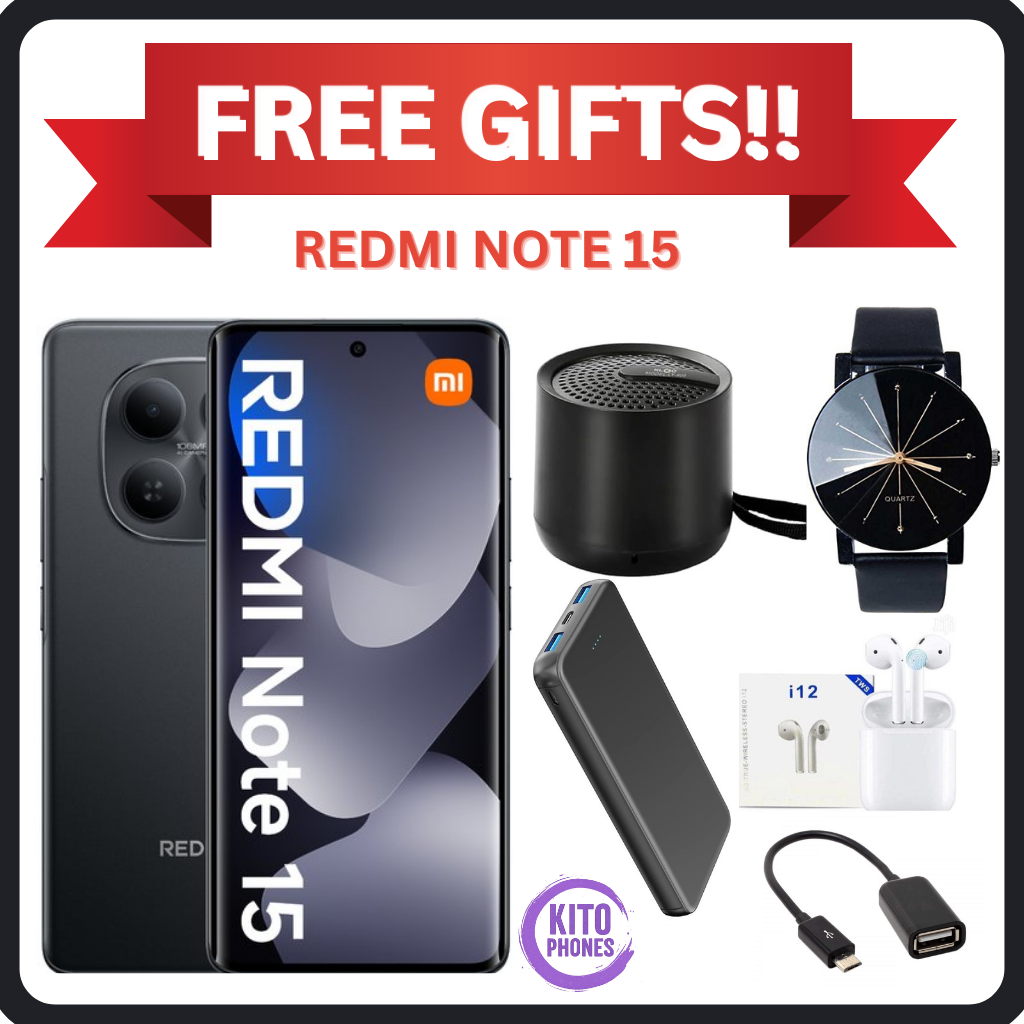 BRAND NEW ] XIAOMI Redmi Note 15 256GB ROM + 8GB RAM 6.77" 120Hz AMOLED Curved Display 108 MP Rear Camera 20MP Selfie 6000mAh Battery 33W FAST CHARGING  ANDROID 15 SMARTPHONE + FREE GIFTS JUST FOR YOU