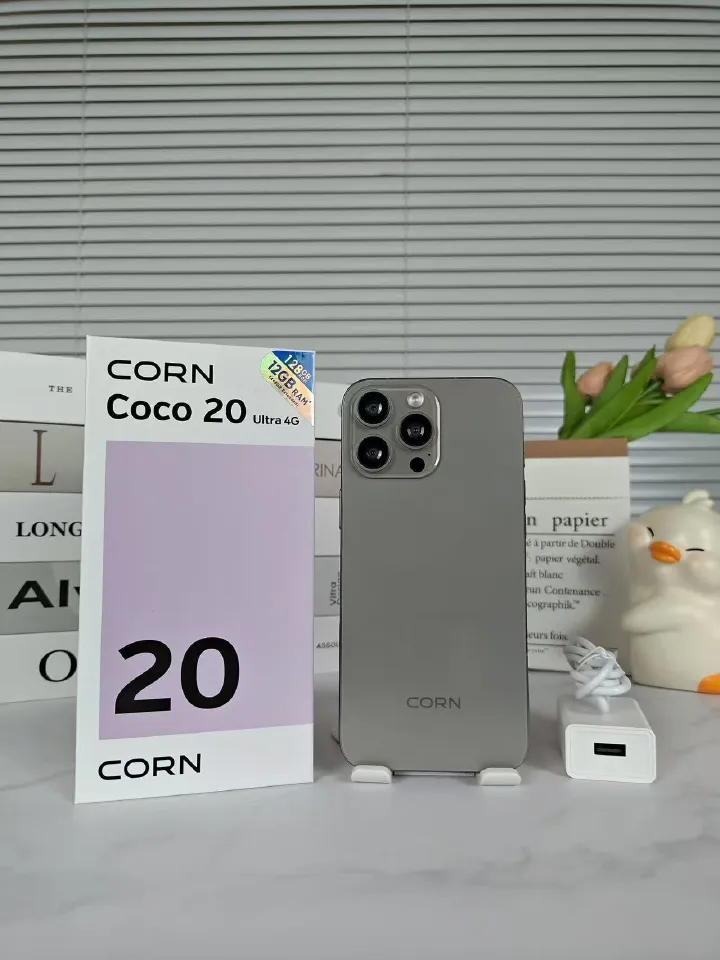 [BRAND NEW] CORN COCO 20 ULTRA 4G 128GB Storage Up to 12GB (4+8) RAM 6.9'' Display 32MP Main +13MP Front Camera 5100mAh Strong Battery, NFC 4G Dual SIM, Type-C Fast Charging Android phones