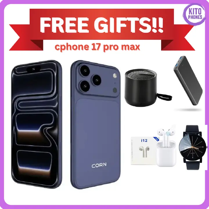 CORN Cphone 17 Pro Max  Android 14 smartphone 64GB Rom +5(2+3GB) Ram 6.6 inches IPS LCD screen display 5000mAh battery 13mp dual main camera+ 8mp selfie android smartphone +free gifts just for you