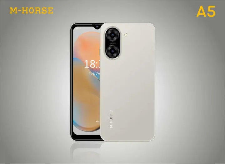 [NEW ARRIVAL] M-HORSE A5 STORAGE 64GB ROM+4GB RAM SIDE FINGERPRINT 6.6’’ HD+INCELL WATERDROP SCREEN BATTERY 5000MAH 5MP FRONT+8MP REAR AI CAMERA  Android 14 phone smartphone