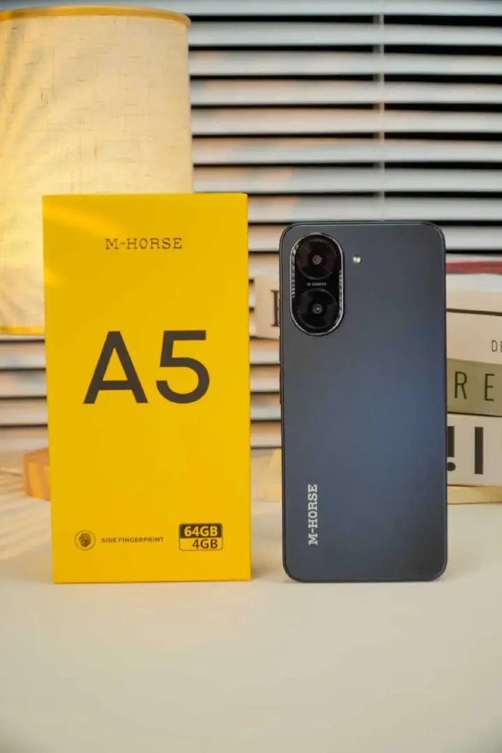 [NEW ARRIVAL] M-HORSE A5 STORAGE 64GB ROM+4GB RAM SIDE FINGERPRINT 6.6’’ HD+INCELL WATERDROP SCREEN BATTERY 5000MAH 5MP FRONT+8MP REAR AI CAMERA  Android 14 phone smartphone