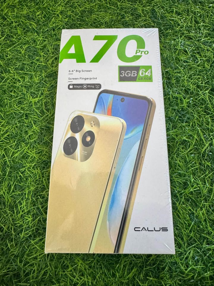 [NEW ARRIVALS!!] ON OFFER. CALUS A70 PRO 3GB RAM + 64 GB ROM, SCREEN FINGERPRINT, 8MP+13MP CAMERA, 5000MAH, 6.6 DISPLAY.SMARTPHONES