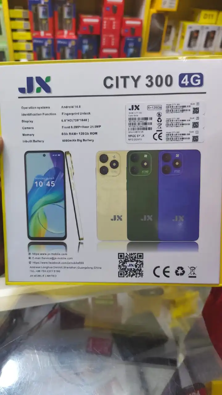 [NEW ARRIVAL!!]Jx CITY 300 4G 128GB Storage + 6GB Ram 6.8'' LCD 21MP Main Camera 6000mAh BIG BATTERY Fast Charger Android 14 Side Fingerprint Smartphopne smart phones