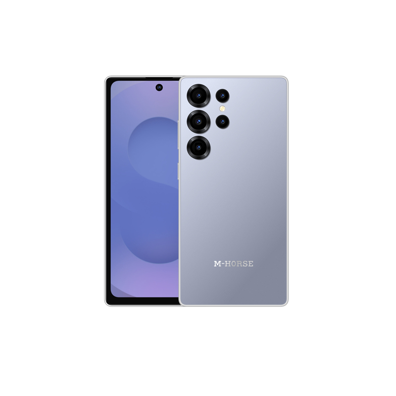 M-HORSE S25 Ultra+ 6.6'' DISPLAY 8GB (4+4GB)RAM + 128GB ROM 16MP Selfie+32MP Rear camera 5000mAh battery capacity with stylus pen side fingerprint UNLOCK Android 14 phone smartphone +FREE AIRPODS